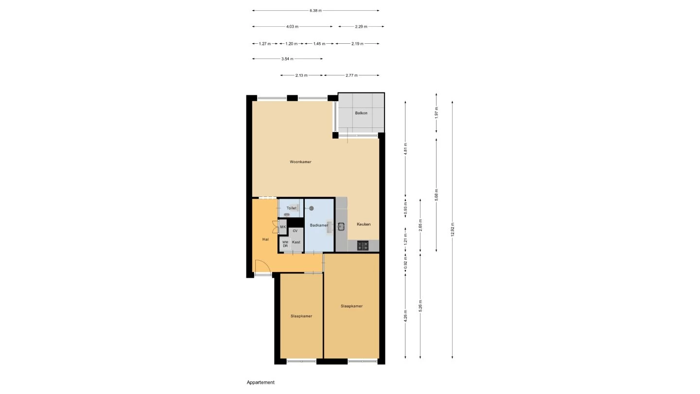 Apartment for sale J.t.p. Bijhouwerhof 135 Almere
