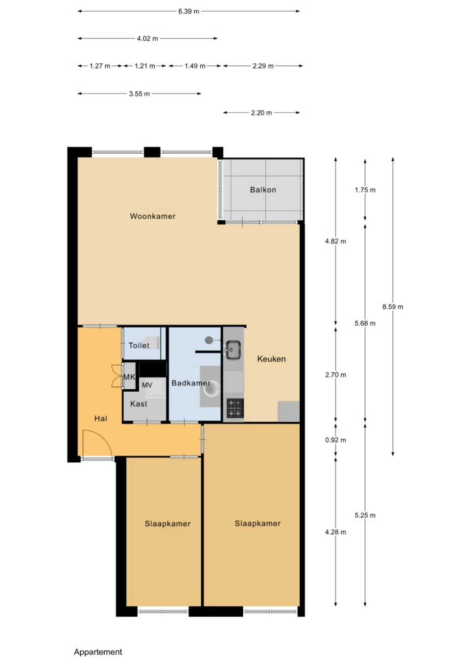 Apartment for sale J.t.p. Bijhouwerhof 143 Almere