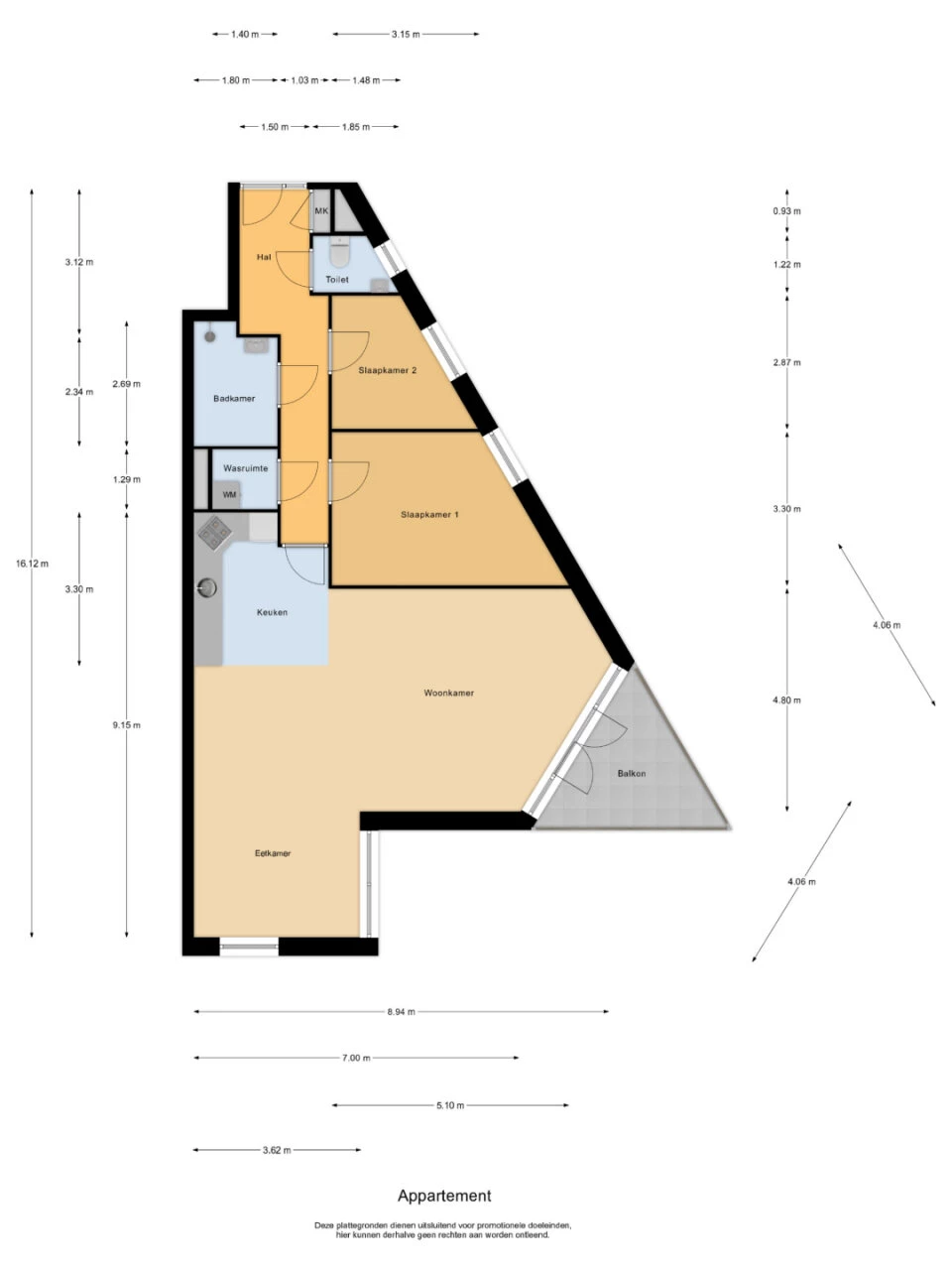 Appartement te koop Zevenwouden 5 Lelystad
